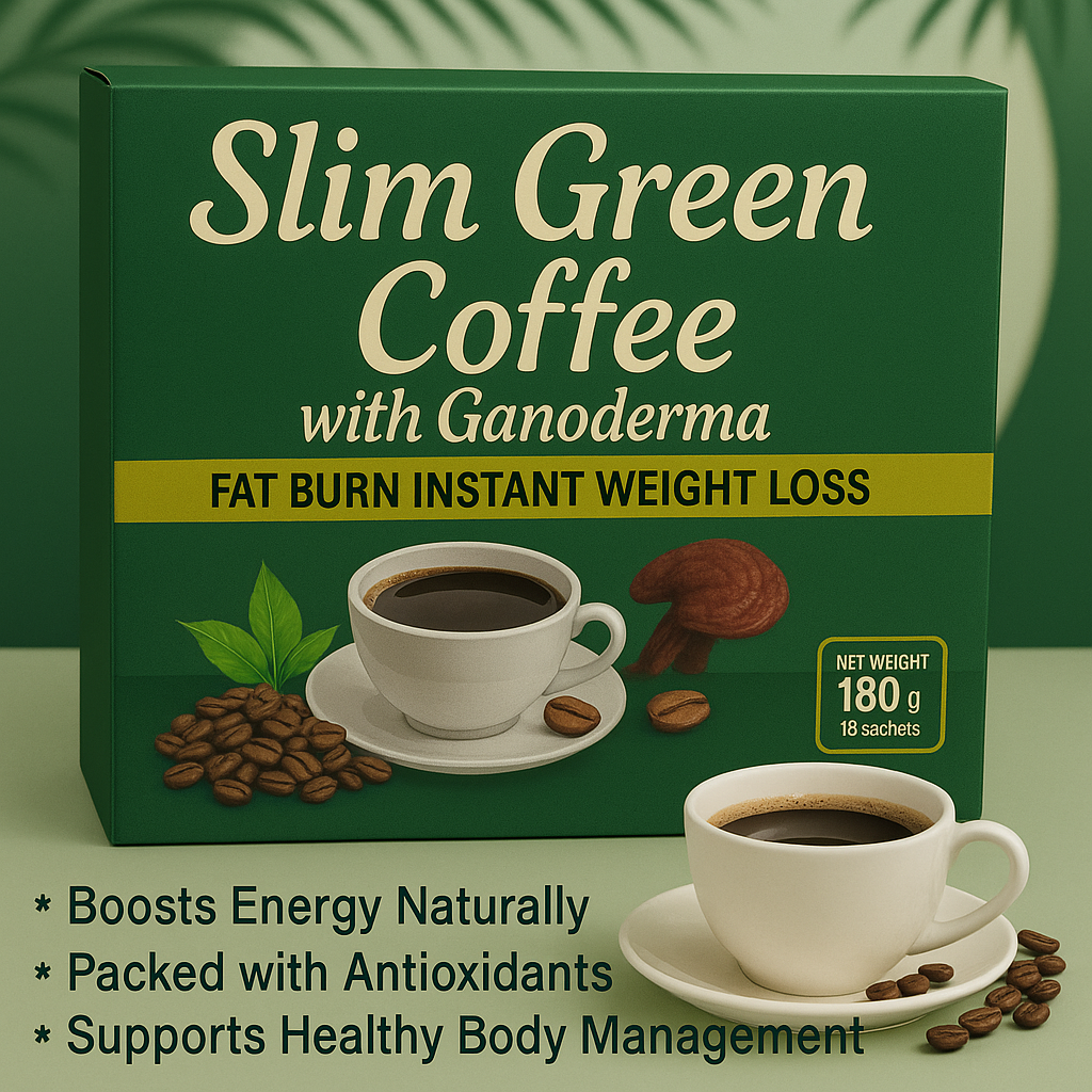 ☕Slimming Green Coffee|Fat Burn Instant Weight Loss