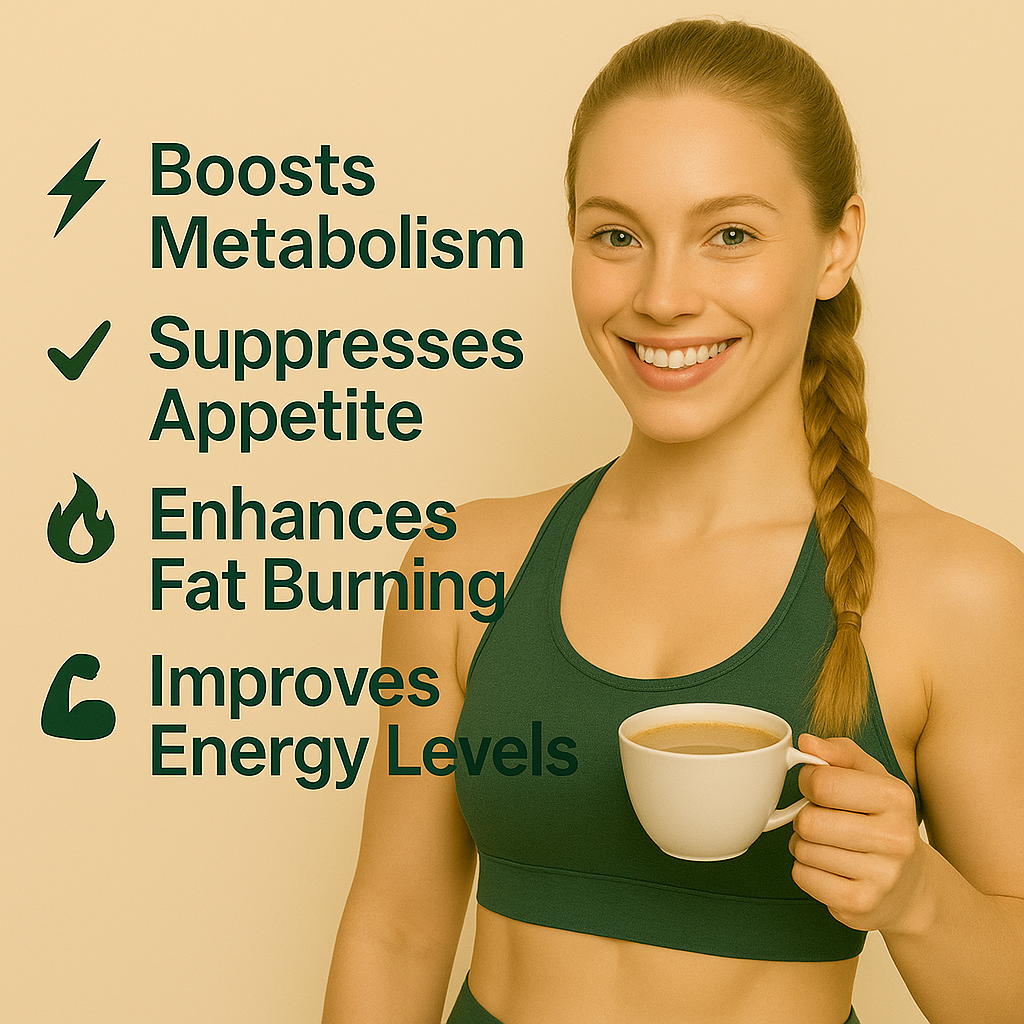 ☕Slimming Green Coffee|Fat Burn Instant Weight Loss