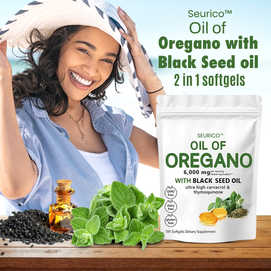 🟩Seurico™ Oil of Oregano with Black Seed oil 2 in 1 softgels