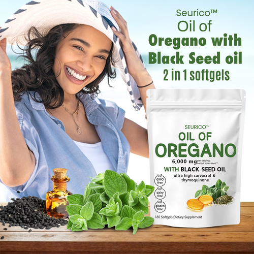 🟩Seurico™ Oil of Oregano with Black Seed oil 2 in 1 softgels