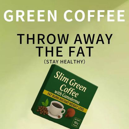 ☕Slimming Green Coffee|Fat Burn Instant Weight Loss