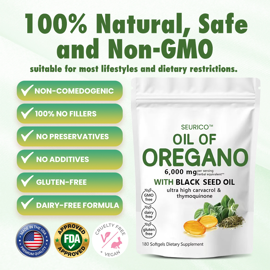 🟩Seurico™ Oil of Oregano with Black Seed oil 2 in 1 softgels